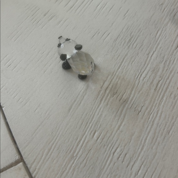 Swarovski crystal baby panda bear figurine #7611 - Picture 2 of 5